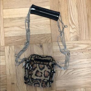 Alexander Wang Leopard Leather Cross Body Bag